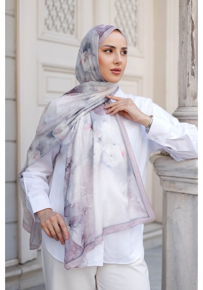 Mimiyum Simple Roses Soft Şal Pudra