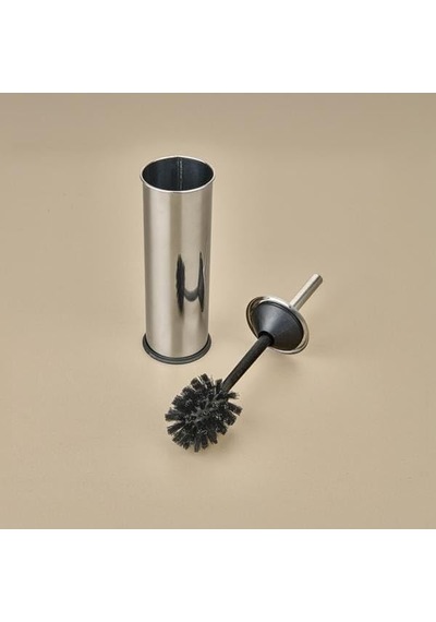 Bath Akıllı Kapaklı Tuvalet Fırçası - Krom - 36 Cm Genel