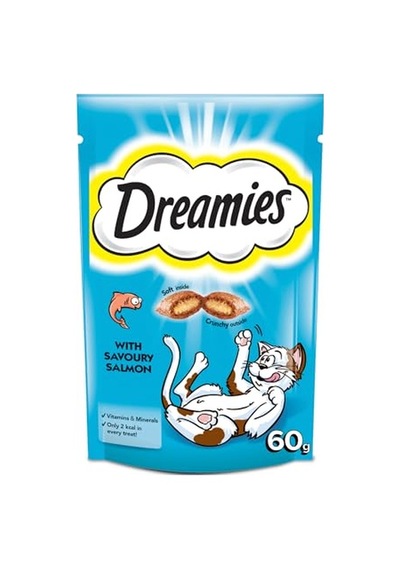 Ayrex Dreamies Kedi Ödül Maması, Somonlu, 60 G