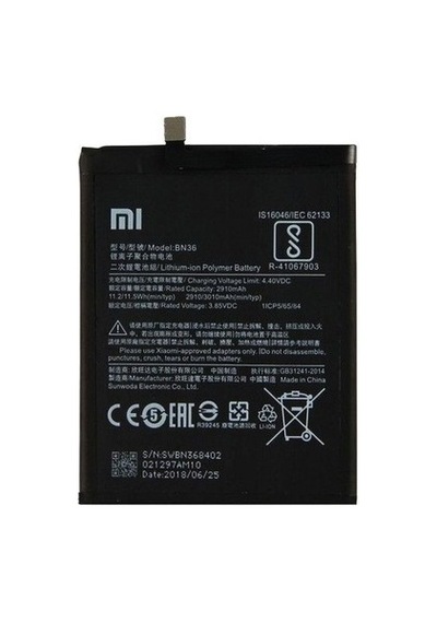 Xiaomi Mi 6X Bn36 Batarya Pil