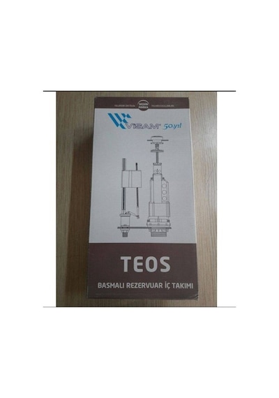 Visam Teos Basmalı Klozet Rezervuar  İç Takımı Beyaz