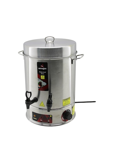 16 L Elektrikli Çay Otomatı - Çift Musluk, 2000w, 160 Bardak