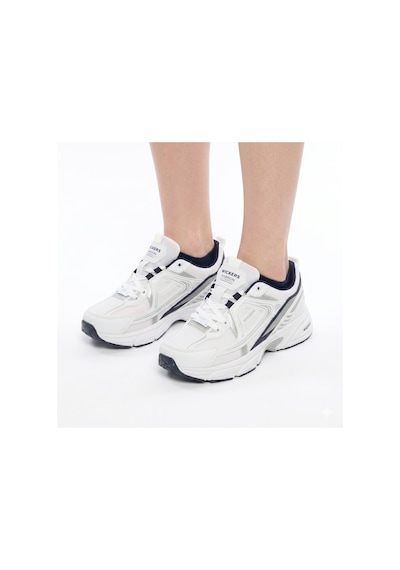 Wickers 3001 Beyaz Laci Unisex Sneakers Spor Ayakkabı Beyaz - Lacivert