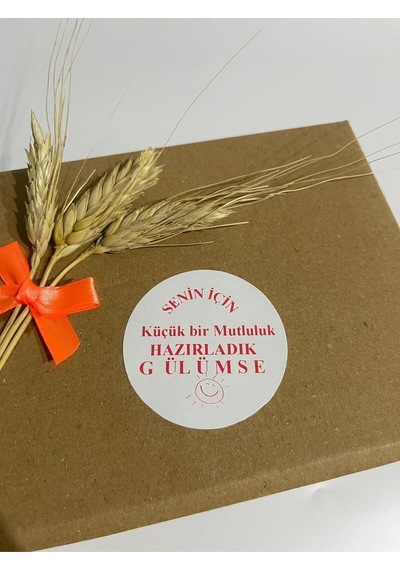 Gülümse Yuvarlak Yapışkanlı Etiket 4x4 Cm 120 Adet