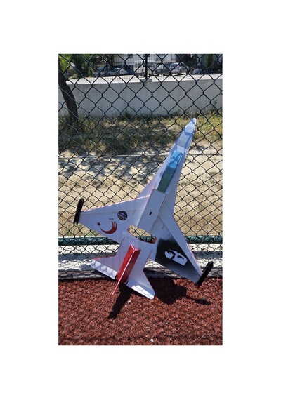 F-16 Ay-yıldız Özel Tasarım Fotoblok Rc Model Uçak Tam Paket Kit Flysky İ6x Kumandalı Diğer
