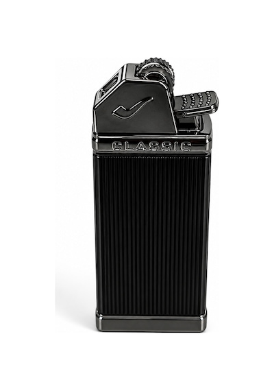 Premium Metal Gazlı Çakmak Klasik Tasarım Siyah