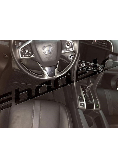 2019 Honda Civic Havuzlu Paspas 1.Kalite Araca Özel Tasarım N11.5246