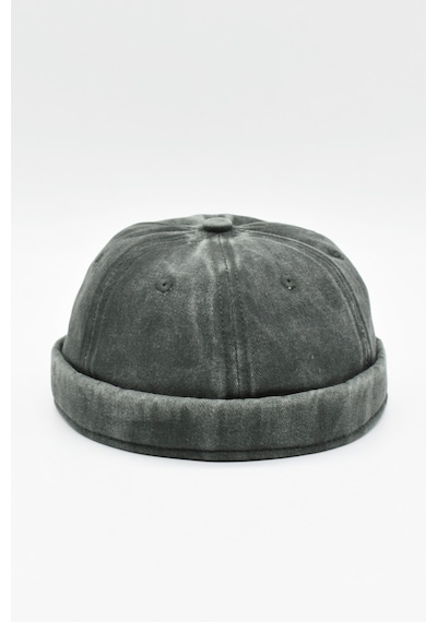 Külah Vintage Retro Haki Eskitme Pamuk Cap Docker Şapka Yeşil