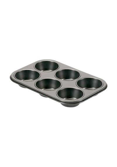 Guardini 6'li Muffin Kek Kalıbı Gri Diğer