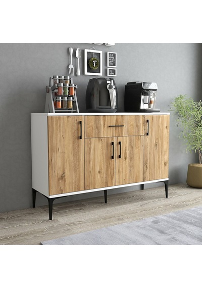 Tyche Çok Amaçlı Dolap-mikrodalga-erzak-airfryer-mutfak-kiler Dolabı-kahve Köşesi-beyaz-120 Cm Beyaz Tyche Çok Amaçlı Dolap-mikrodalga-erzak-airfryer-mutfak-kiler Dolabı-kahve Köşesi-beyaz-120 Cm Beyaz