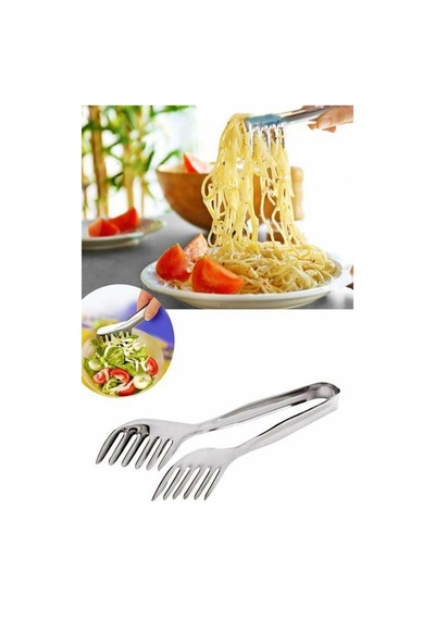 Paslanmaz Çelik Makarna Maşası - Salata Maşası