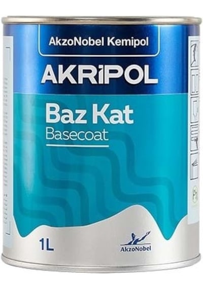 Akzonobel Akripol Bazkat Renault B64l Grıs Sıderal Akrilik Sonkat Oto Boyası 1 Litre