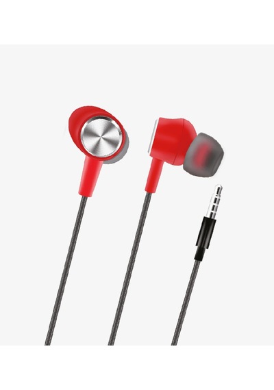 Linktech Spor Silikonlu Kablolu Kulaklık , Linktech H315 Kırmızı Mikrofonlu Kablolu Kulak İçi Kulakl Universal Linktech Spor Silikonlu Kablolu Kulaklık , Linktech H315 Kırmızı Mikrofonlu Kablolu Kulak İçi Kulakl Universal