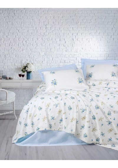 Cotton Box Sweet Tek Kişilik Pike Takımı Bellus Mavi