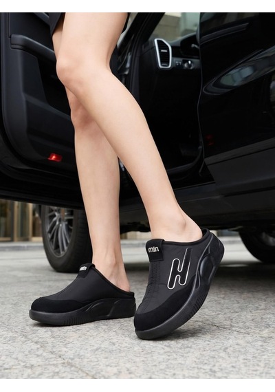Nesilshoes Nesil Shoes Conf 222 Siyah Anatomik Kadın Sabo Terlik