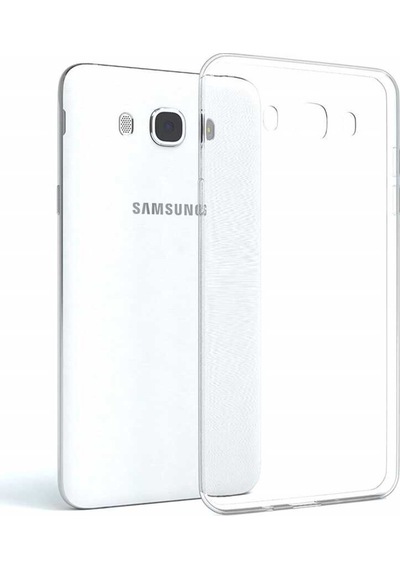 Galaxy J7 Kılıf Zore Süper Silikon Kılıf Renksiz