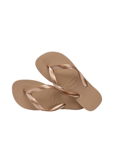 Havaianas Havainas Top Tıras Kadın Terlik 4137428 Pembe-altın