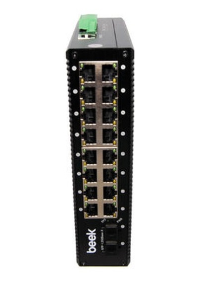 Beek Bn-ısw-2162pg 16 Port Gigabit Poe 2 Port Sfp Yönetilebilir Endüstriyel Switch