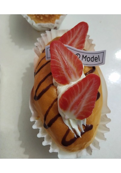 Gerçekçi Görünümlü Mini Meyveli Kek Ve Pasta Magnet - Mutfak Dekoru Lüks Magnet 1 Adet 1 Adet