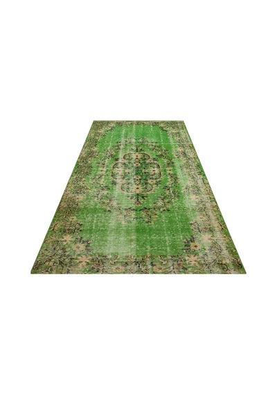 Klasik Modern Vintage Eskitme El Dokuma Halı 143 X 257 Cm 8833