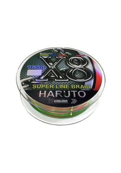 Kabura Haruto Süper Line Braid X8 Multicolor Örgü İp 165mt 0,10 mm