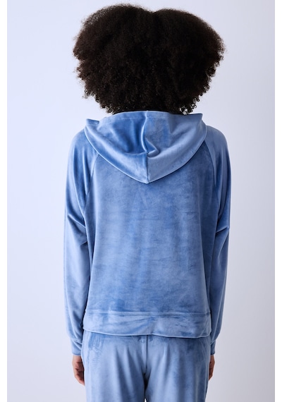 Penti Mavi Kapüşonlu Kadife Sweatshirt K.mavı