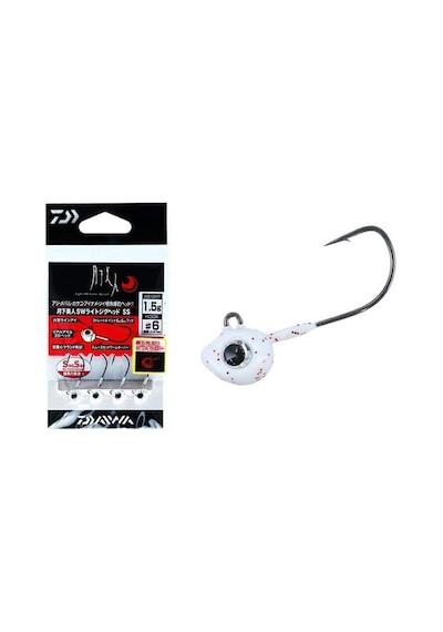 Daiwa Gekkabijin Sw Light Ss Red Glow Jig Head 0.5gr No:10