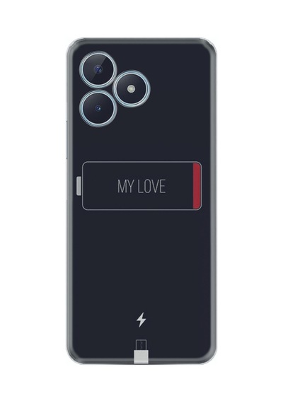 Realme 50 Pro 4g Kılıf Desenli Silikon My Love 1402