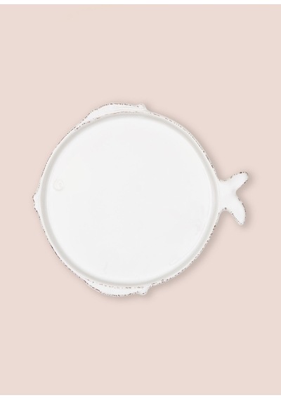 The Mia Fish Salata Kasesi 21 Cm Beyaz