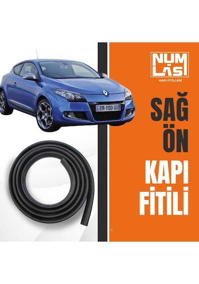 Renault Megane 3 Gt Sağ Ön Kapı Fitili-a Kalite-numlas-nm7093