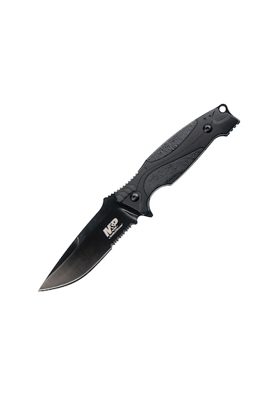 Smith Wesson M&p M2.0 Shield Clip Point Black Oxide Fixed Blade Taktik Kamp Bıçak Siyah