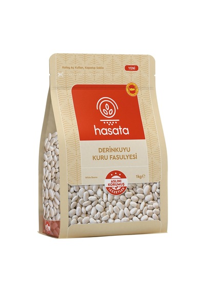 Hasata Derinkuyu Kuru Fasulyesi 1 Kg - 7 Adet - Paket Tarı