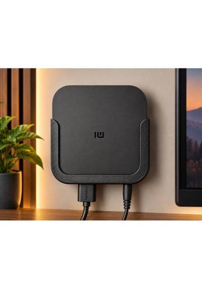 Veriqo 3d Mi Tv Box S Uyumlu Vidalı Duvar Askı Aparatı Tv Box Duvar Tutucu Organizer