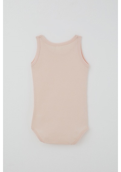 Breeze Kız Çocuk Çıtçıtlı Atlet Zıbın Body Basic 1-3 Yaş , Pudra