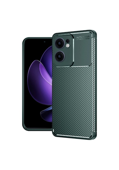 Nettech Oppo Reno 13f Uyumlu Focus Seri Arka Koruma Kılıf - Koyu Yeşil Koyu Yeşil
