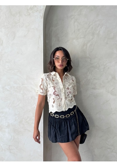 Verymoda Dantel Gömlek I Vmd2918 Açık Taş