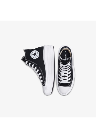 Converse Chuck Taylor All Star Move Platform Hi Unisex Siyah Sneaker Düz 568497c Siyah