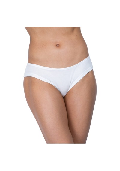 Alya Underwear Kadın Brazilian Külot 3 Adet Beyaz Beyaz