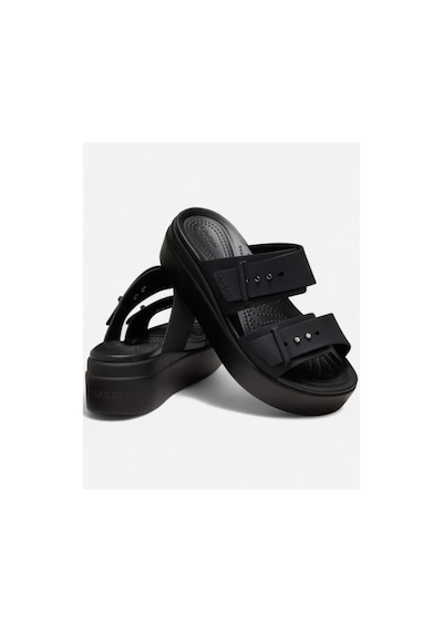 Crocs 207431-brooklyn Buckle 001-black Kadın Terlik Siyah