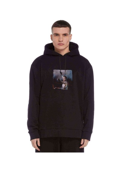 Black Veil Brides Chains Metal Baskılı Siyah Erkek Sweatshirt