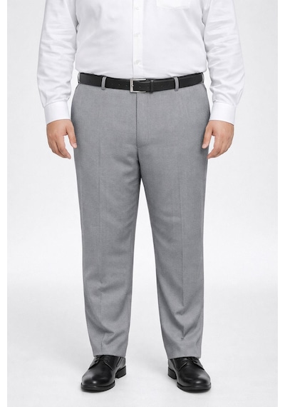 Classics Men Caserta Büyük Beden Erkek Kumaş Pantolon - 7560 Açık Gri Classics Men Caserta Büyük Beden Erkek Kumaş Pantolon - 7560 Açık Gri
