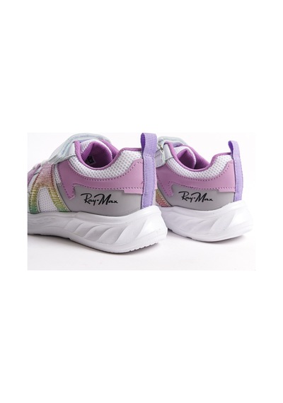 Daxtors Garantili Ray Max Günlük Ortopedik Çocuk Unisex Sneaker Spor Ayakkabı Beyaz-lila