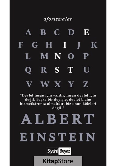 Aforizmalar-Albert Einstein - Albert Einstein - Siyah Beyaz