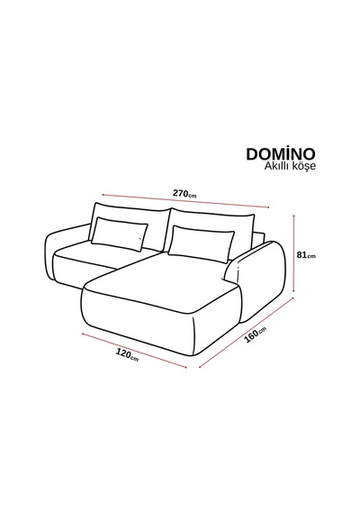 Domino Akıllı Köşe Koltuk Kahverengi Kahverengi Domino Akıllı Köşe Koltuk Kahverengi Kahverengi