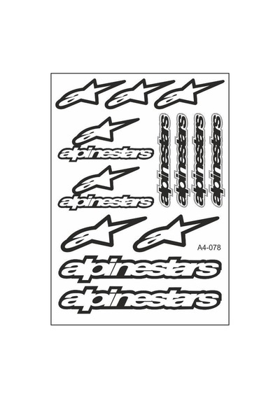 A4 Sticker 078 Tek Paket Çoklu Sticker Standart