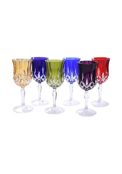 Decorium M03605 Kırmızı Şarap Kadehi 6 Parça Crıstallıne