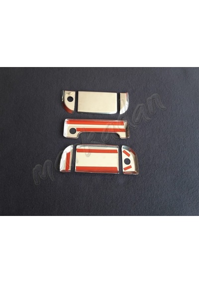 Markadan Vw T4 Caravelle Krom Kapı Kolu 1995-2003 3 Kapı 7 Parça