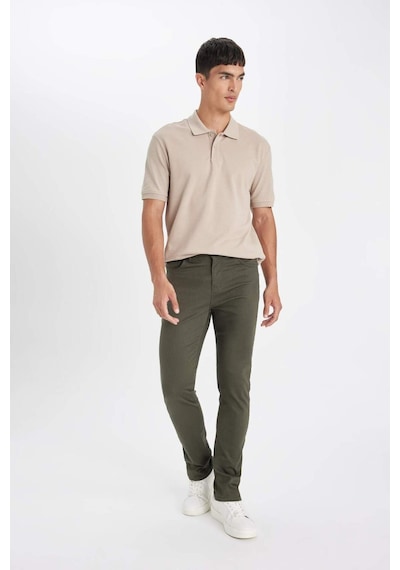 DeFacto Pantolon Slim Fit Dar Kesim Cepli Dar Paça C9436AX24AUKH444
