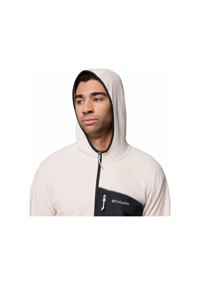 Columbia Fast Trek Overlay Hooded Full Zip Bej Erkek Outdoor Polar Am3470-278 Bej