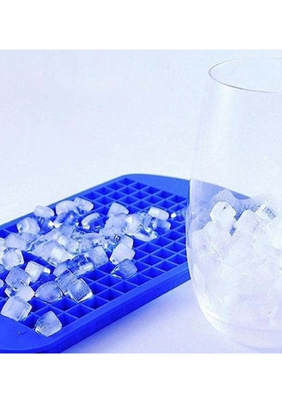160'lı Mini Buz Kalıbı İçecek Kokteyl Buzu Mini Kare Kırık Buz Buz Kalıbı Silikon Karışık Diğer